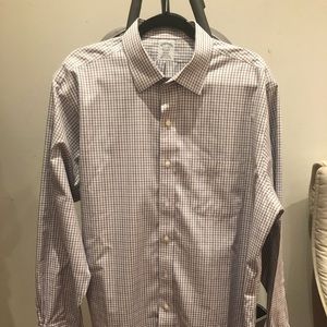 2x Brooks Brothers Dress Shirts, 17.5x35